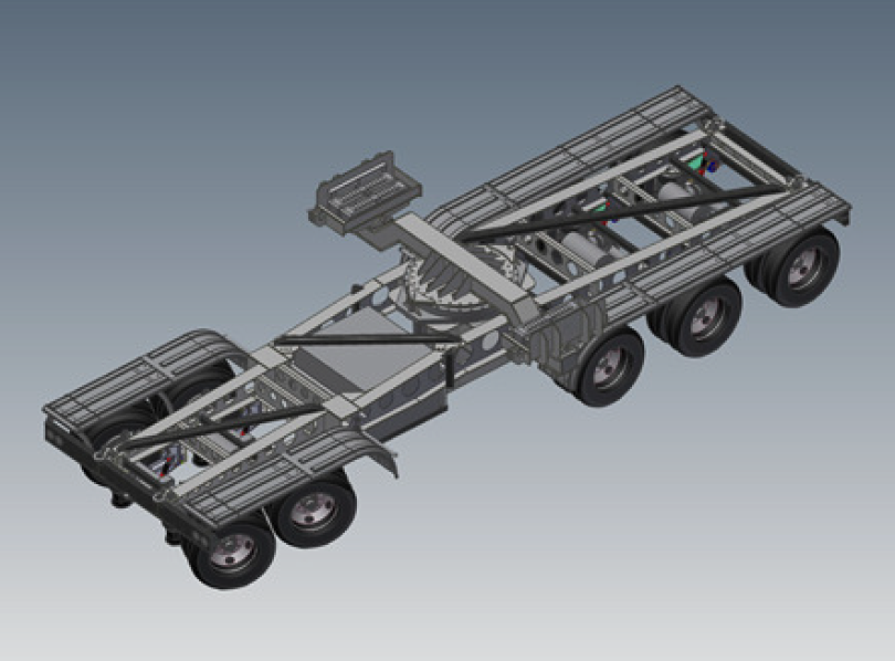 LiftWise 5 Axle Dolly Trailer